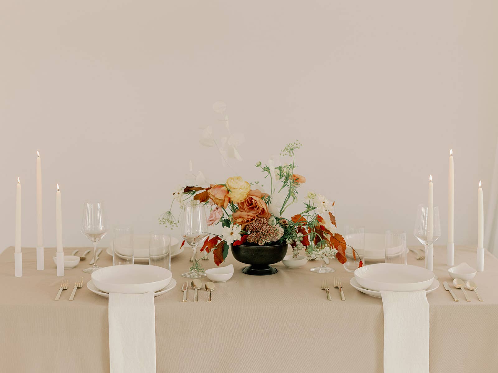 Beeswax Dipped Candles | Natural White