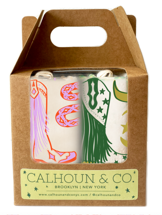 Howdy Cowgirl! Boots Tea Towel