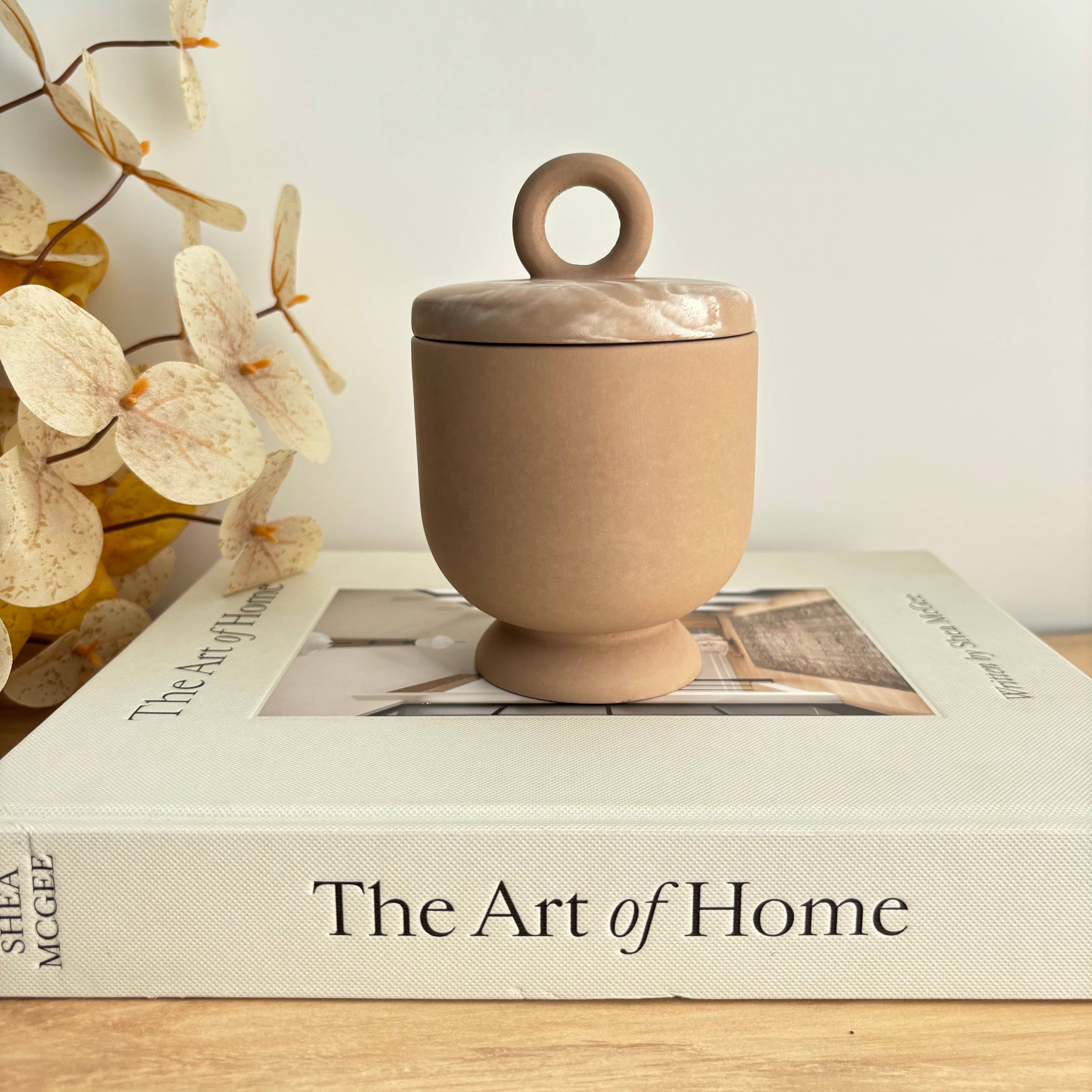 Calista Vessel | Concrete Vessel | Cotton Swab Holder