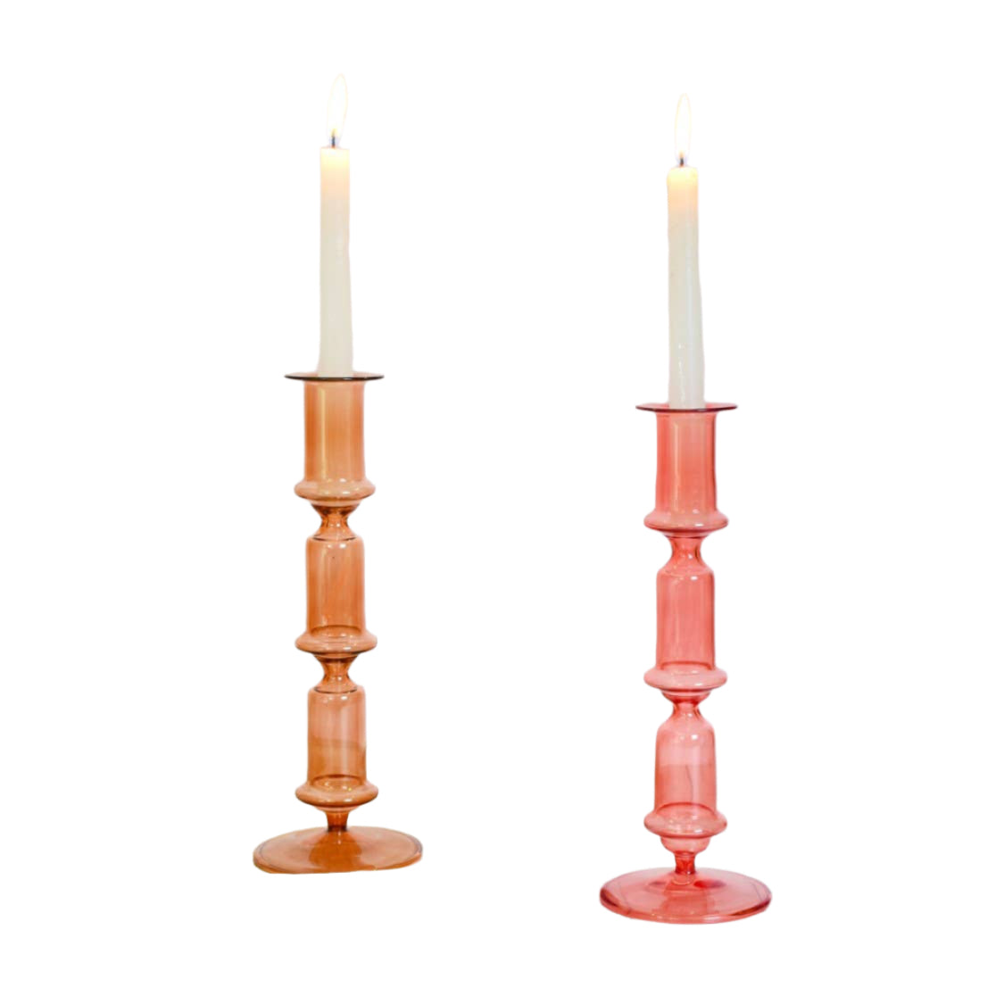 Vera candleholder amber