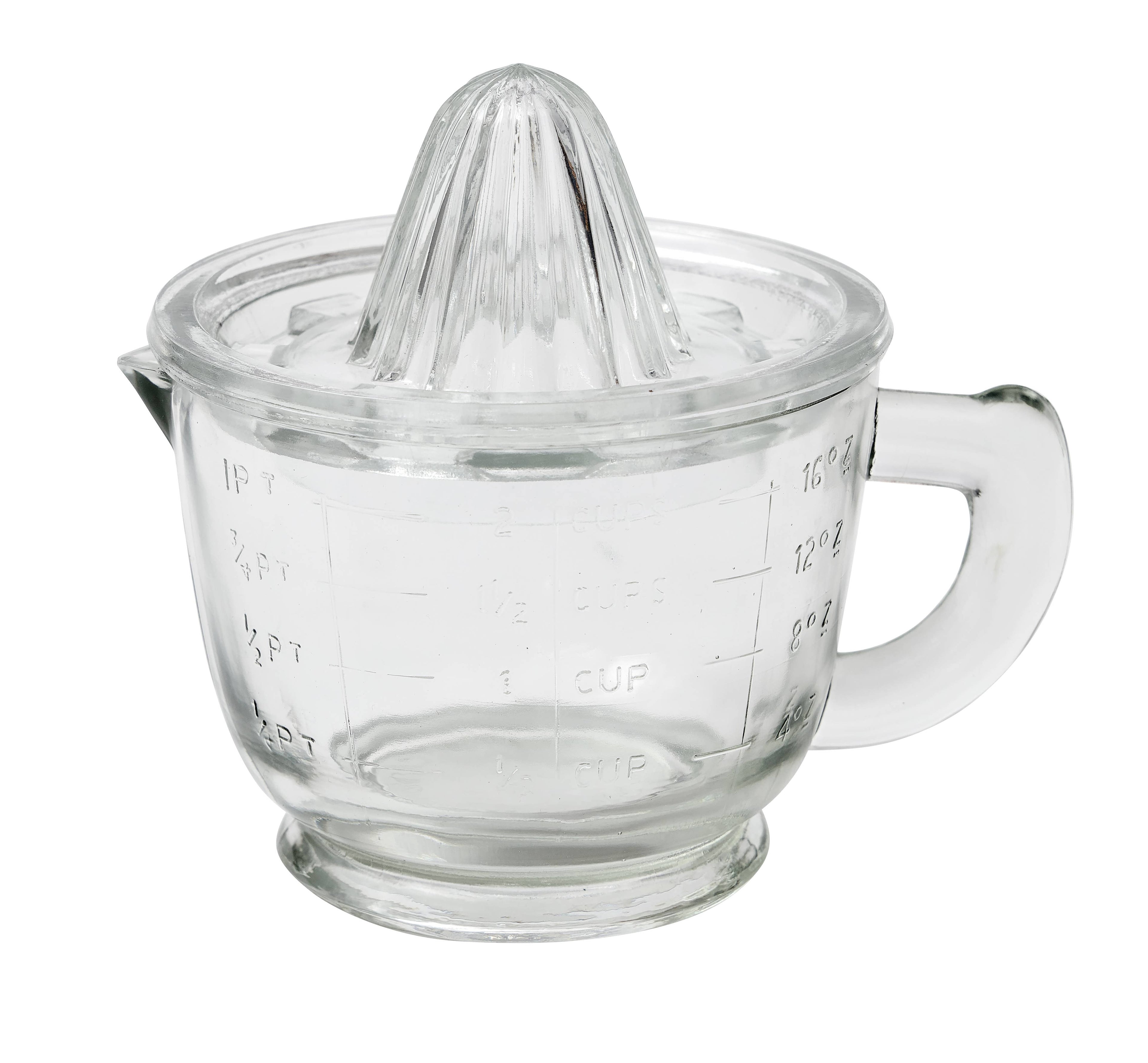 Bistro Glass Citrus Hand Press Juicer