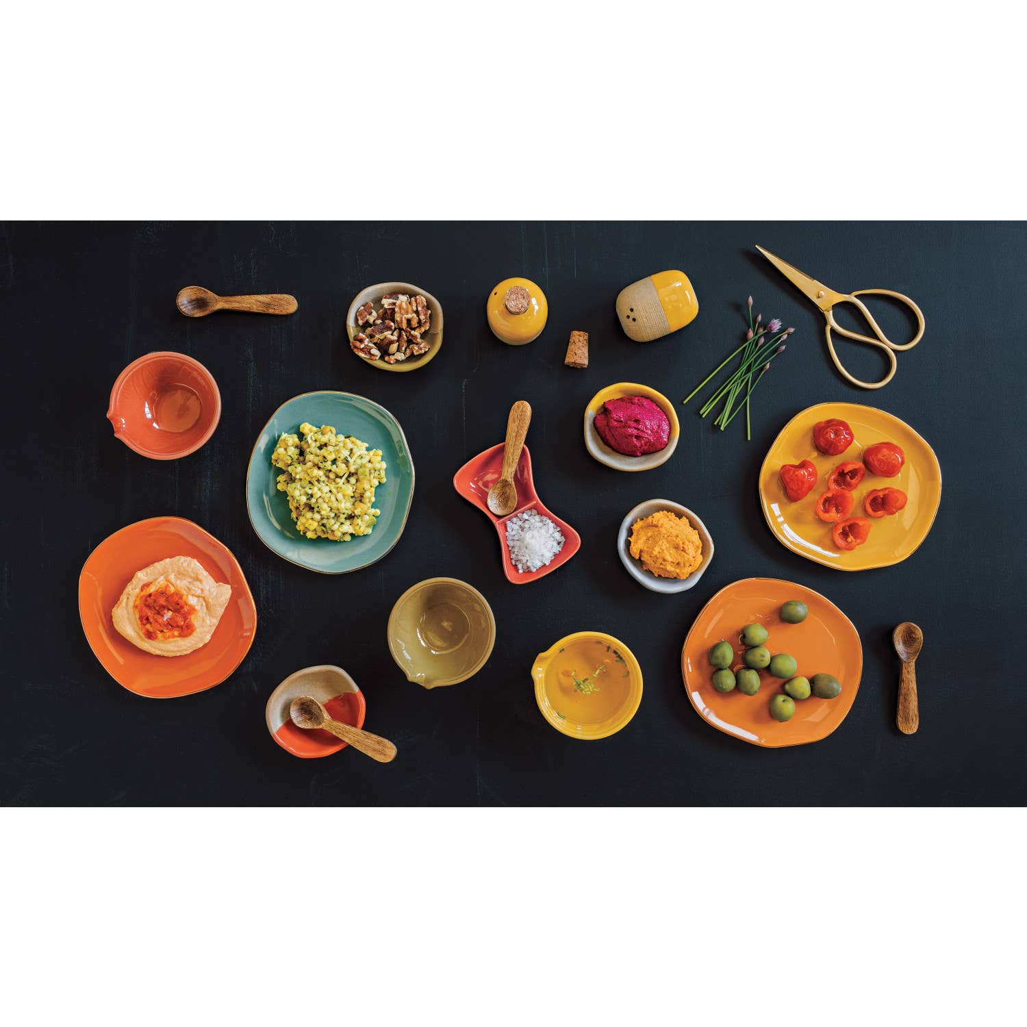 Solar Mini Spout Bowl Set of 3