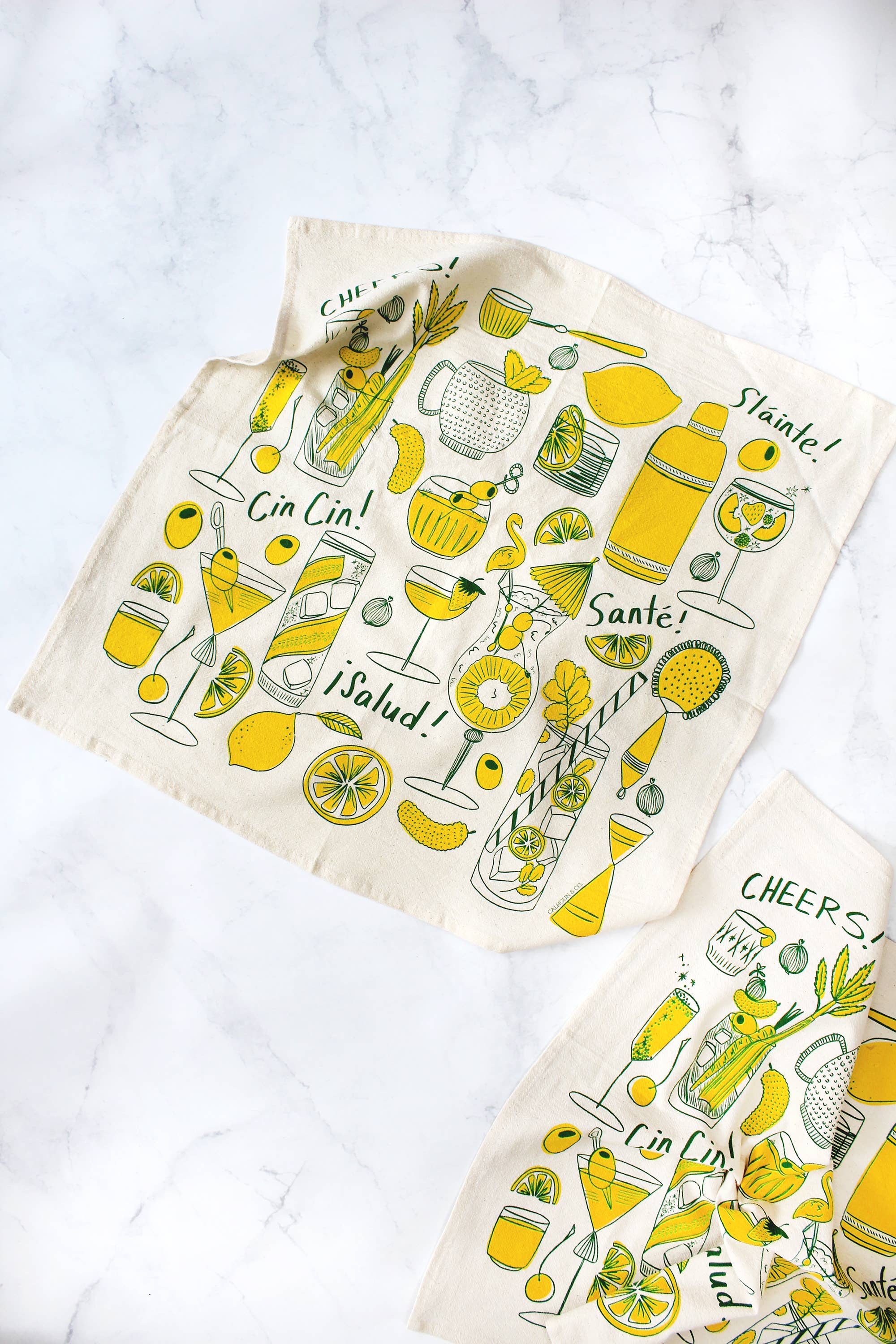 Cocktail Party Tea Towel