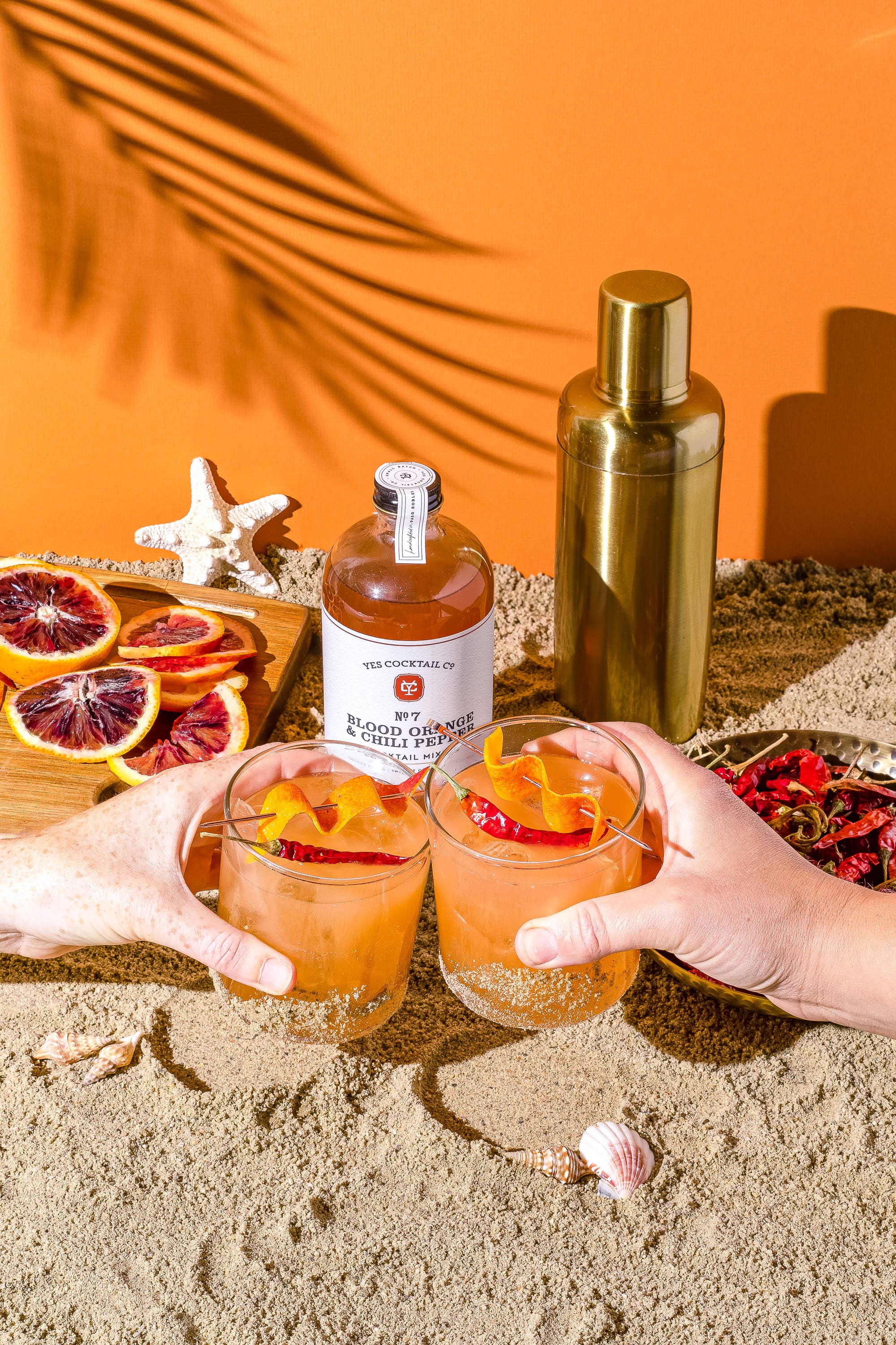 Blood Orange & Chili Pepper Cocktail Mixer