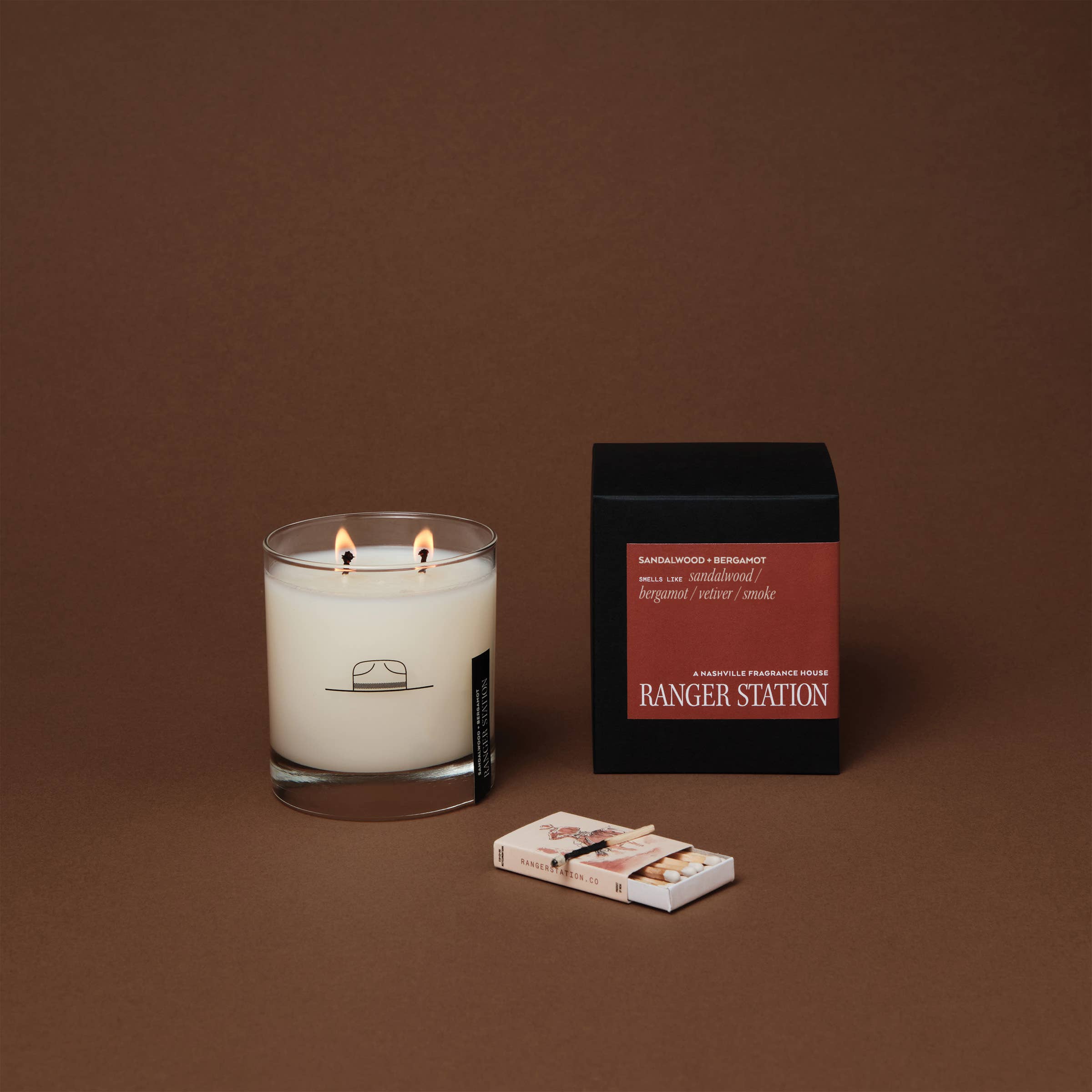 SANDALWOOD + BERGAMOT CANDLE