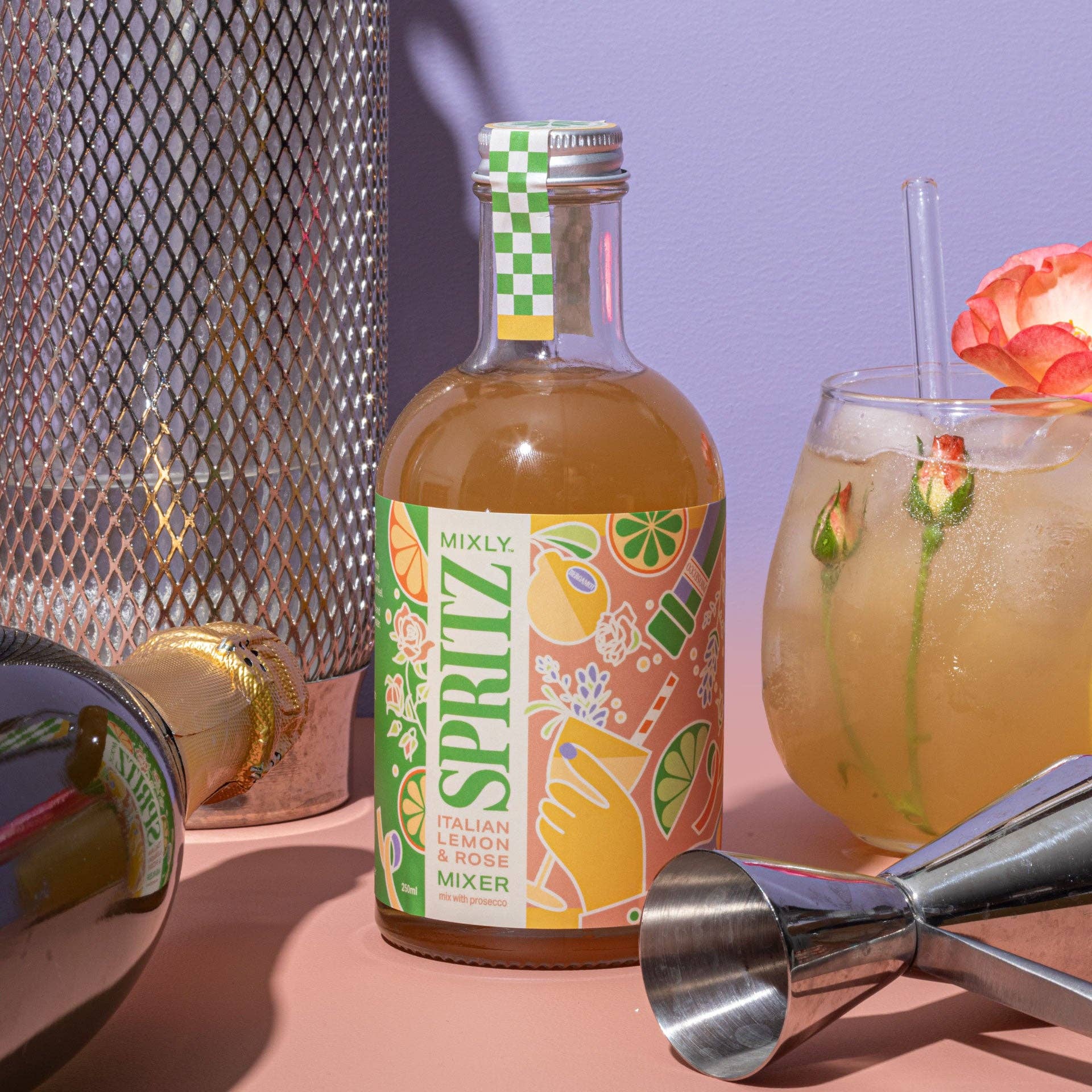 Italian Lemon & Rose Spritz Mixer