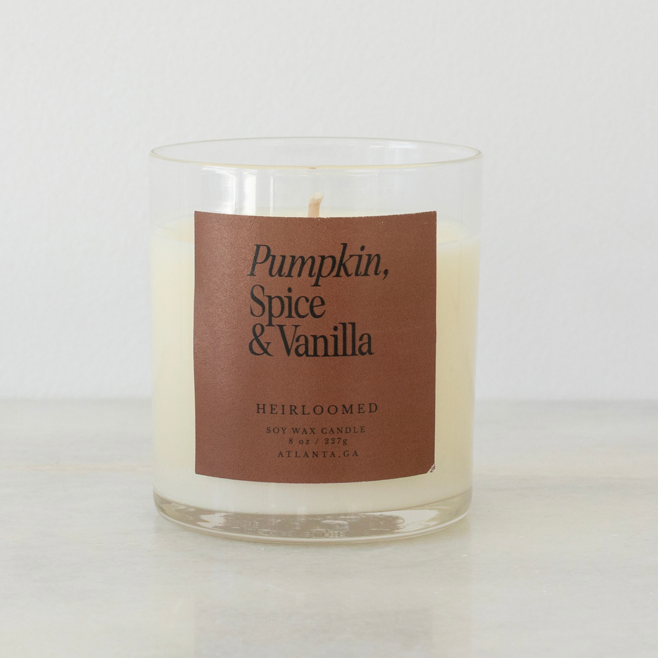 Heirloomed Candle - Pumpkin, Spice & Vanilla - Fall Candle