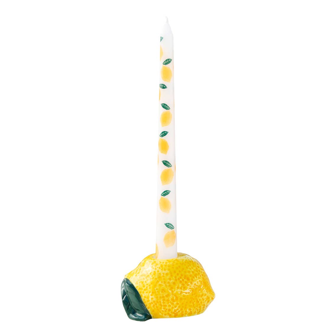 Lemon Taper Dinner Candles