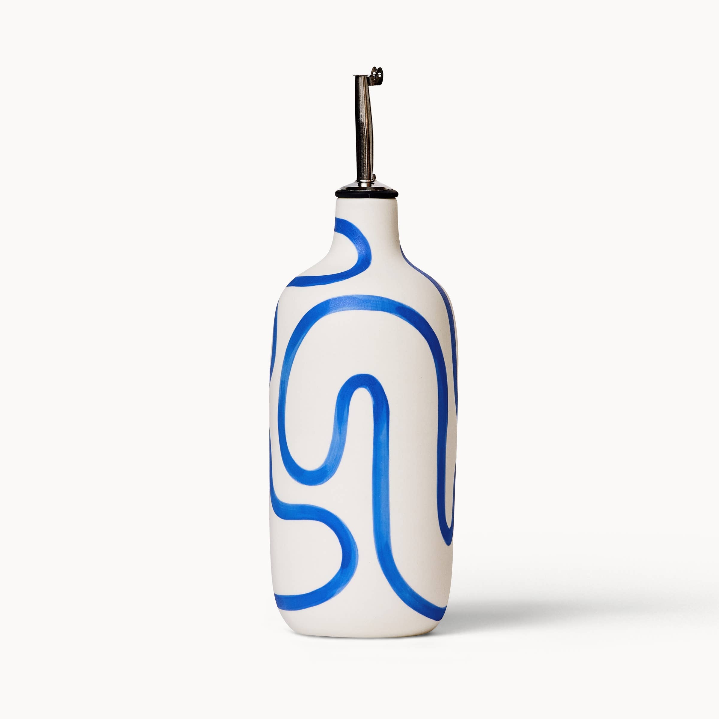 Oil / Vinegar Cruets - Cobalt Outline