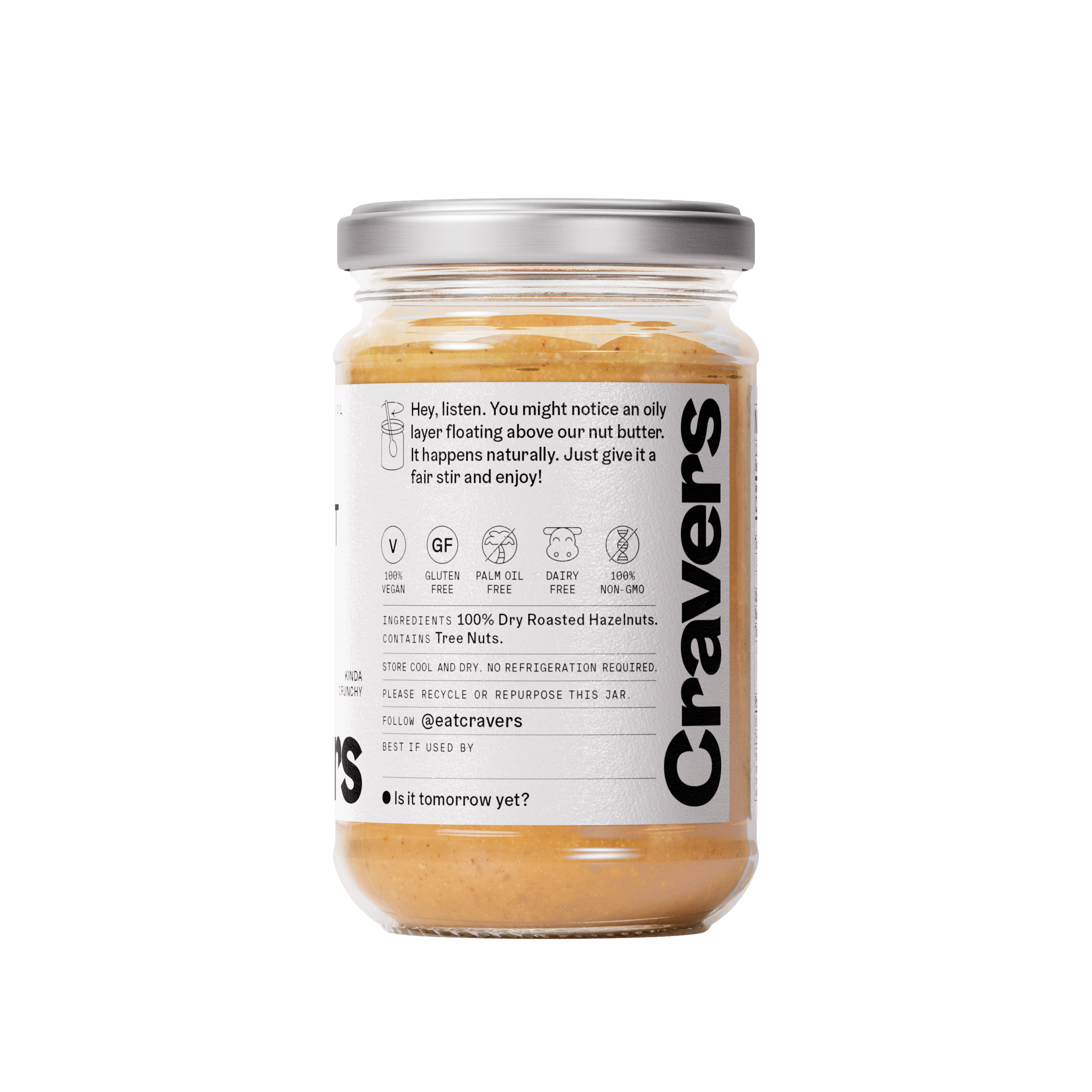 Cravers 100% Hazelnut Butter