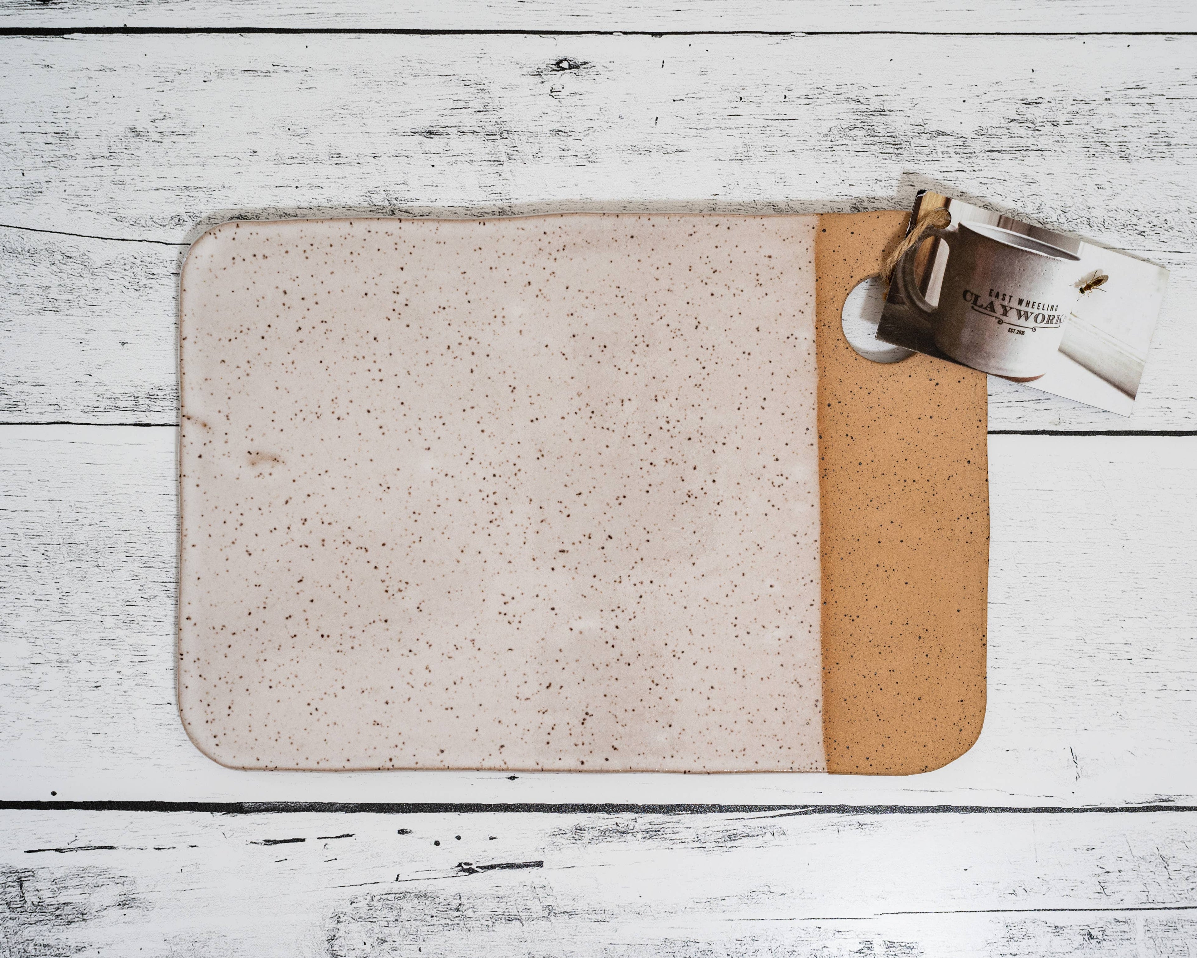 Pottery Cheese Board