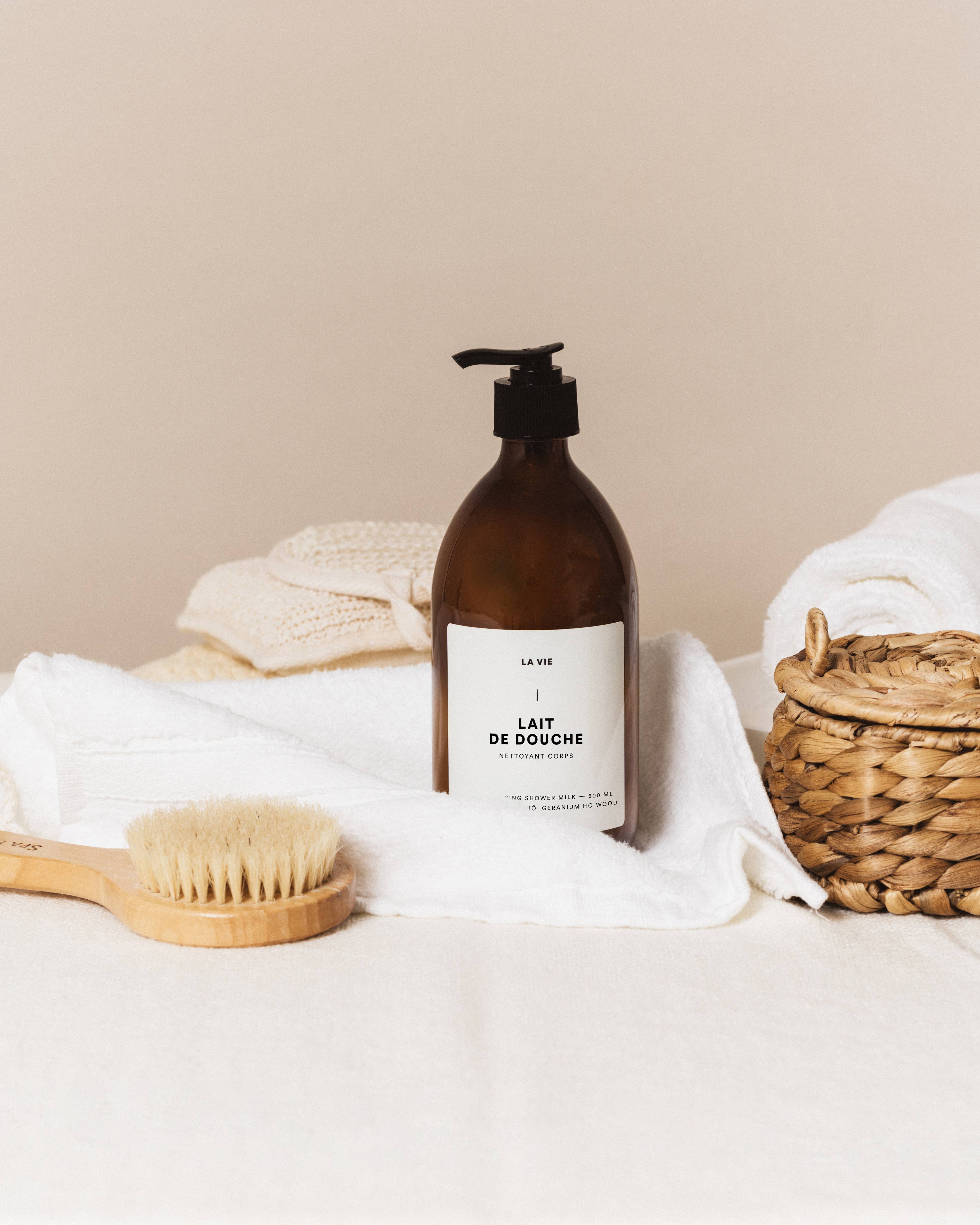 Shower Milk Geranium Ho Wood