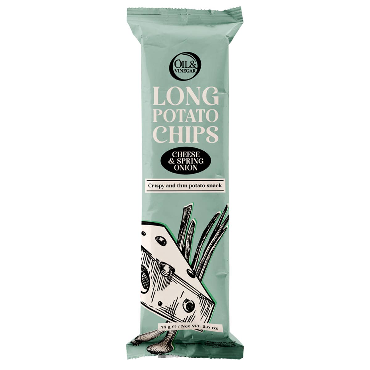 Long Potato Chips Cheese & Spring Onion 75g/2.6 Oz