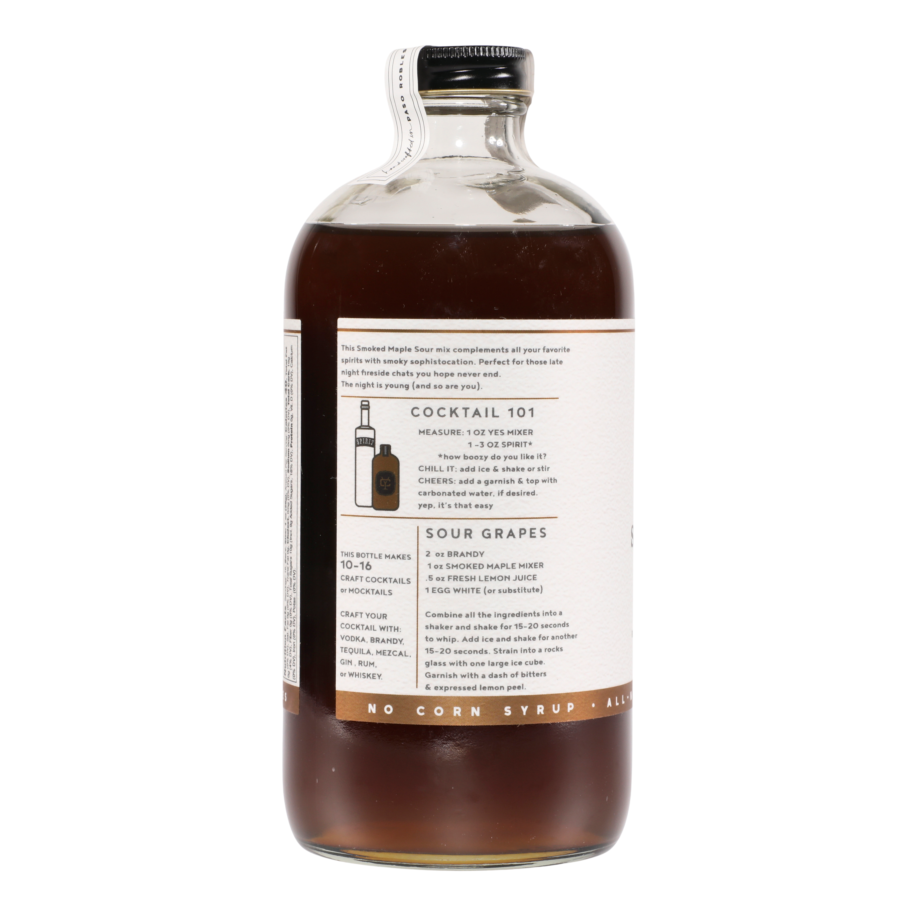 Smoked Maple Sour Cocktail Mixer