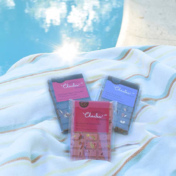 Ruby Cacao Raspberry Pistachio Bar