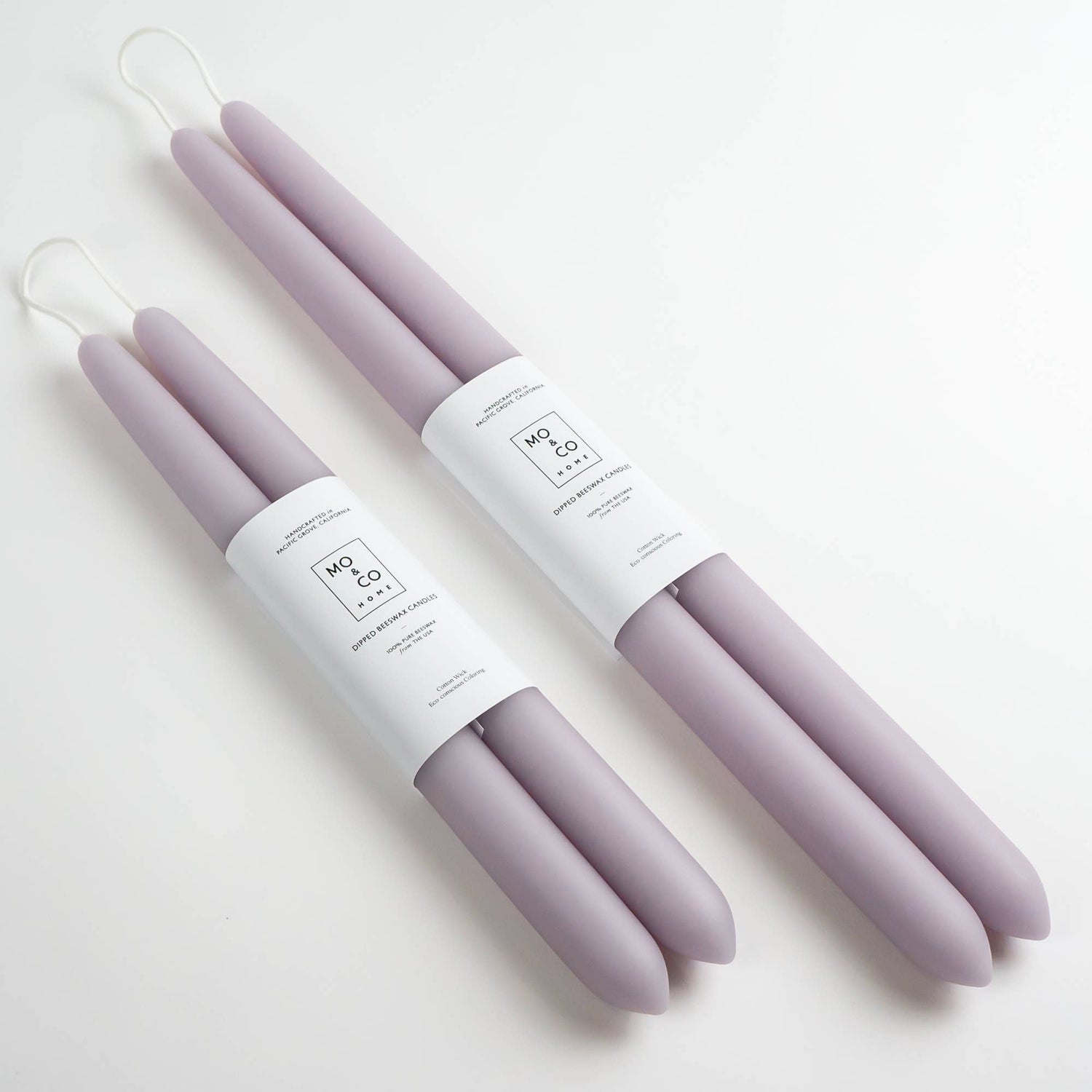 Beeswax Dipped Candles | Lavender