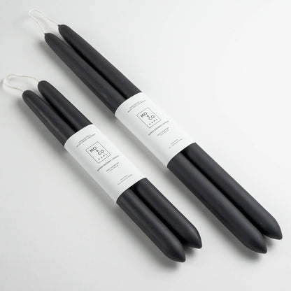 Beeswax Dipped Candles | Charcoal