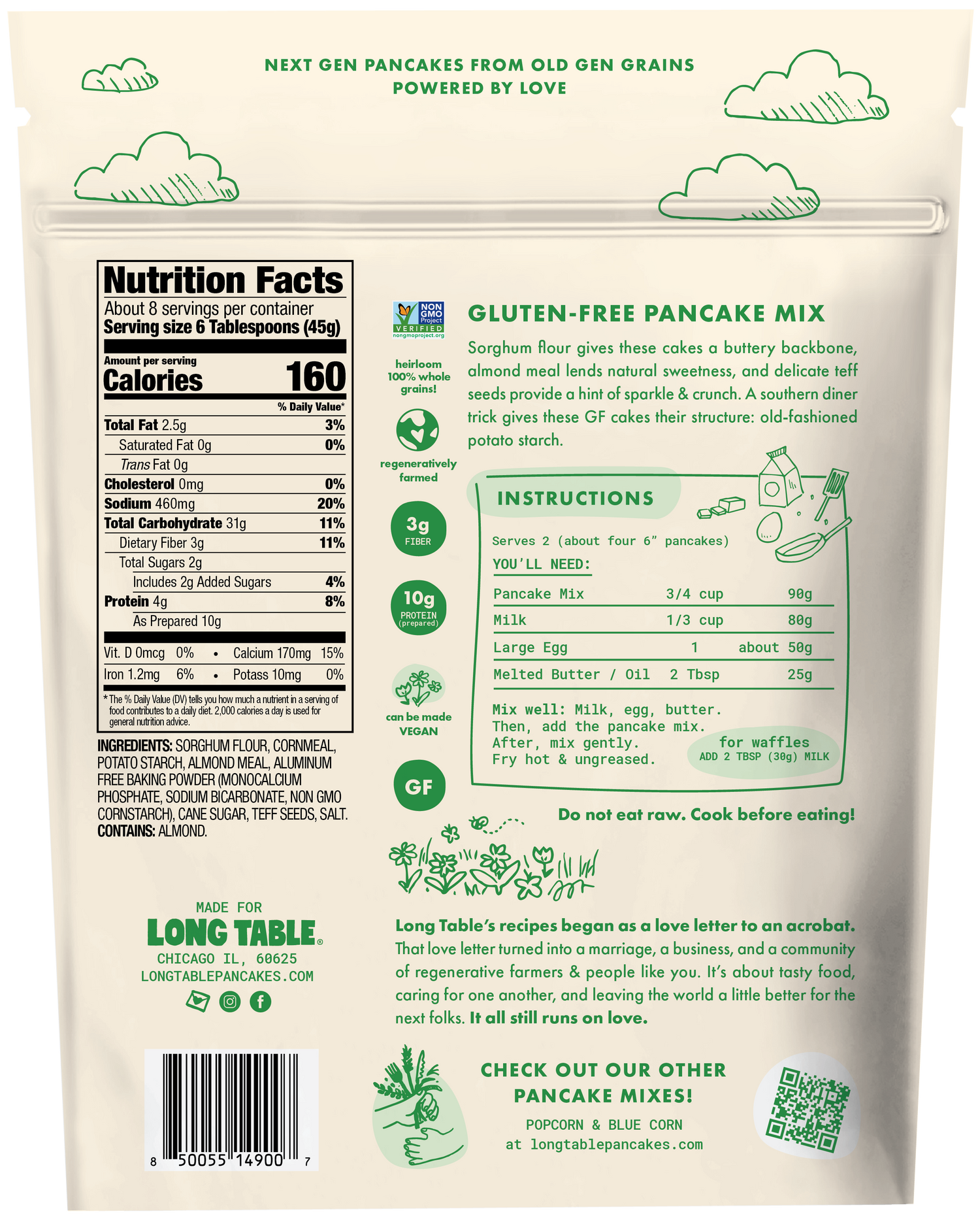 Gluten Free Pancake Mix