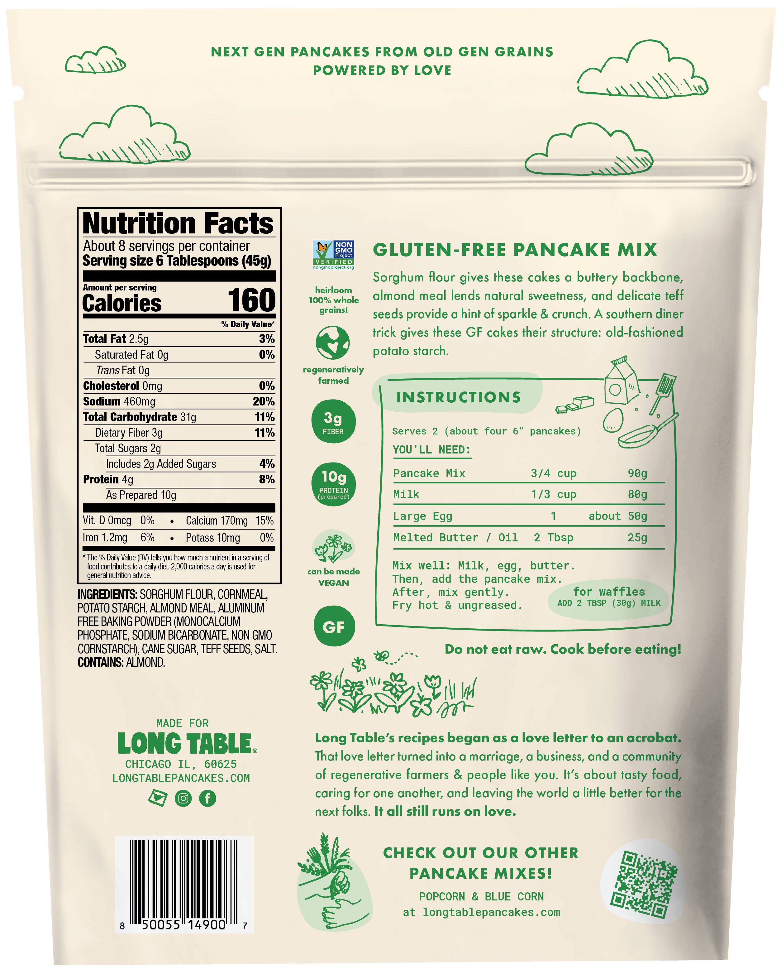 Gluten Free Pancake Mix