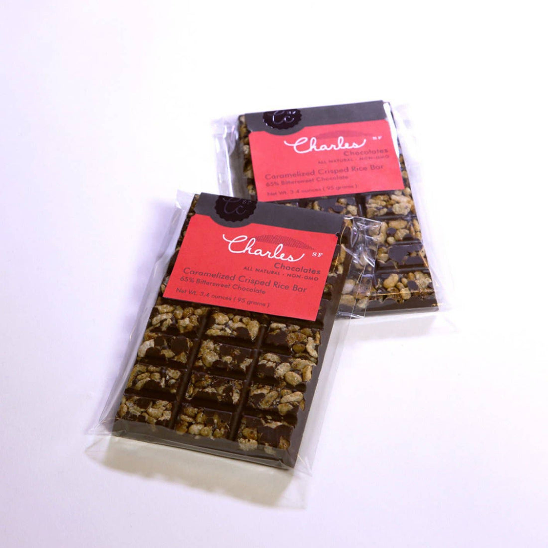 Caramelized Crisped Rice Bar Bittersweet, 3.4 oz