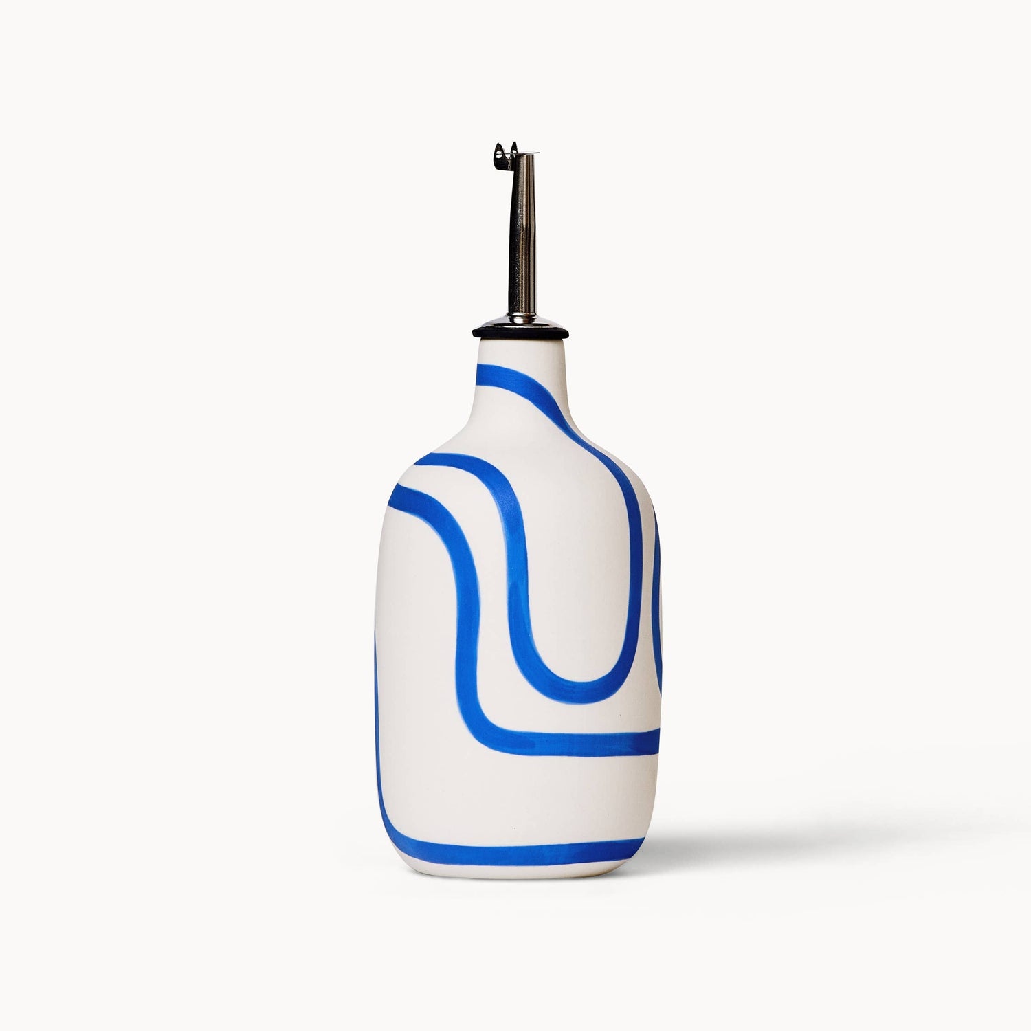 Oil / Vinegar Cruets - Cobalt Outline