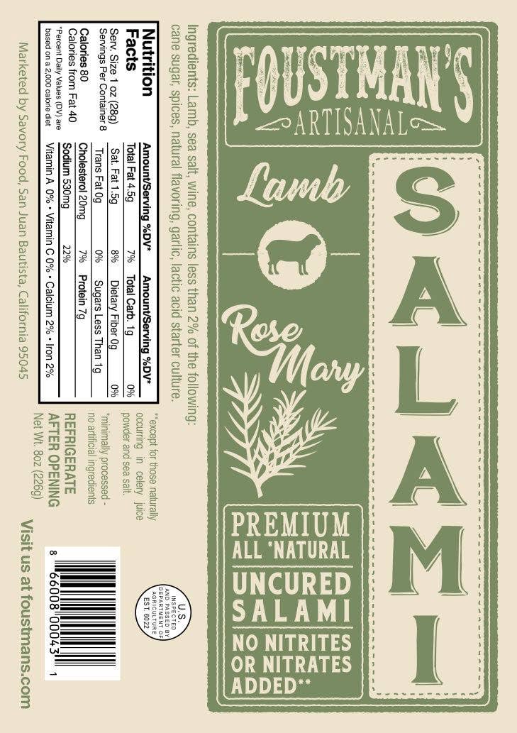 Lamb Rosemary | Foustman&