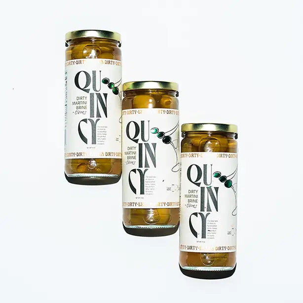 Quincy Jar (Olives &amp; Martini Brine)