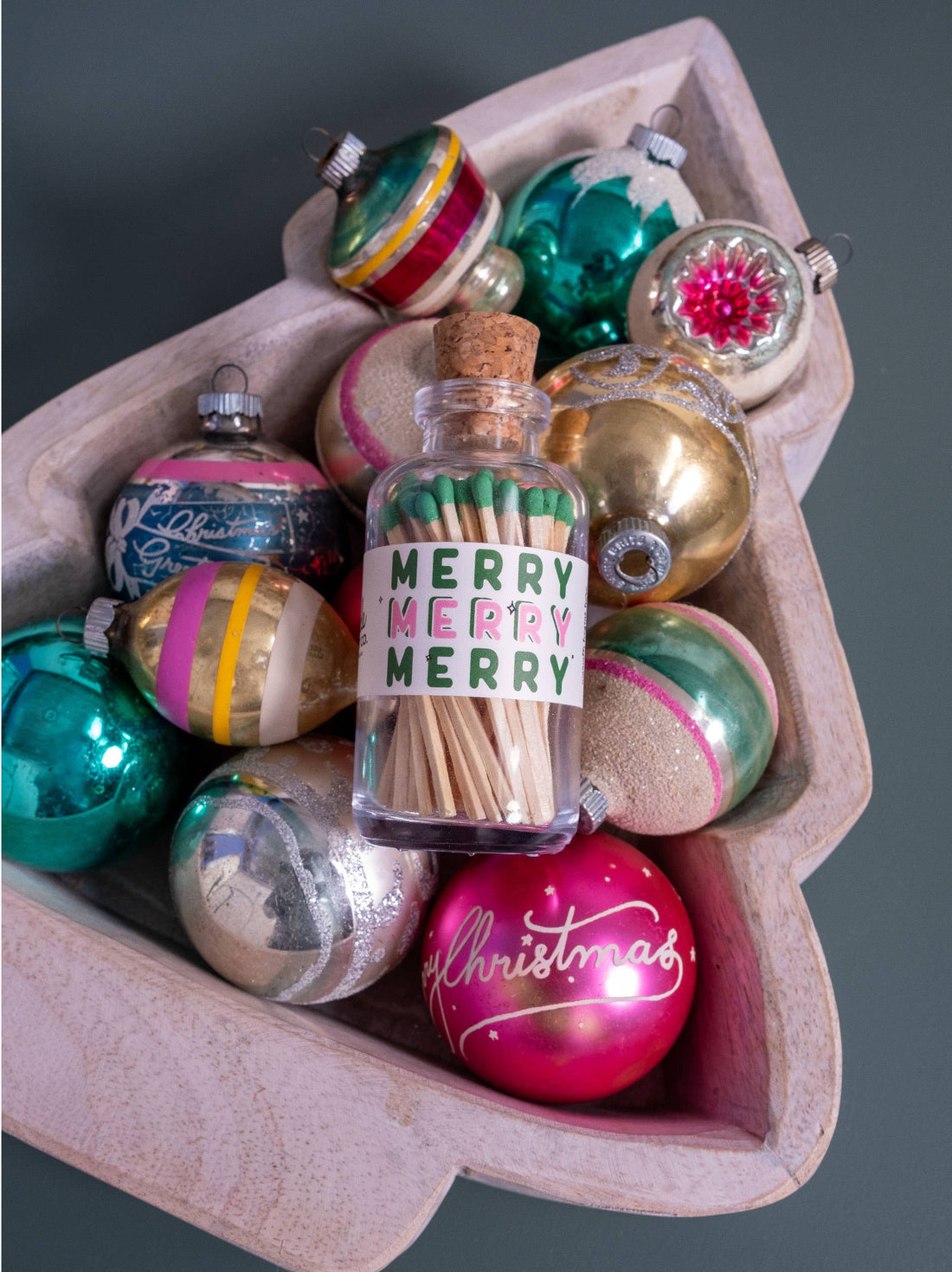 Mini Apothecary Christmas Merry Matches