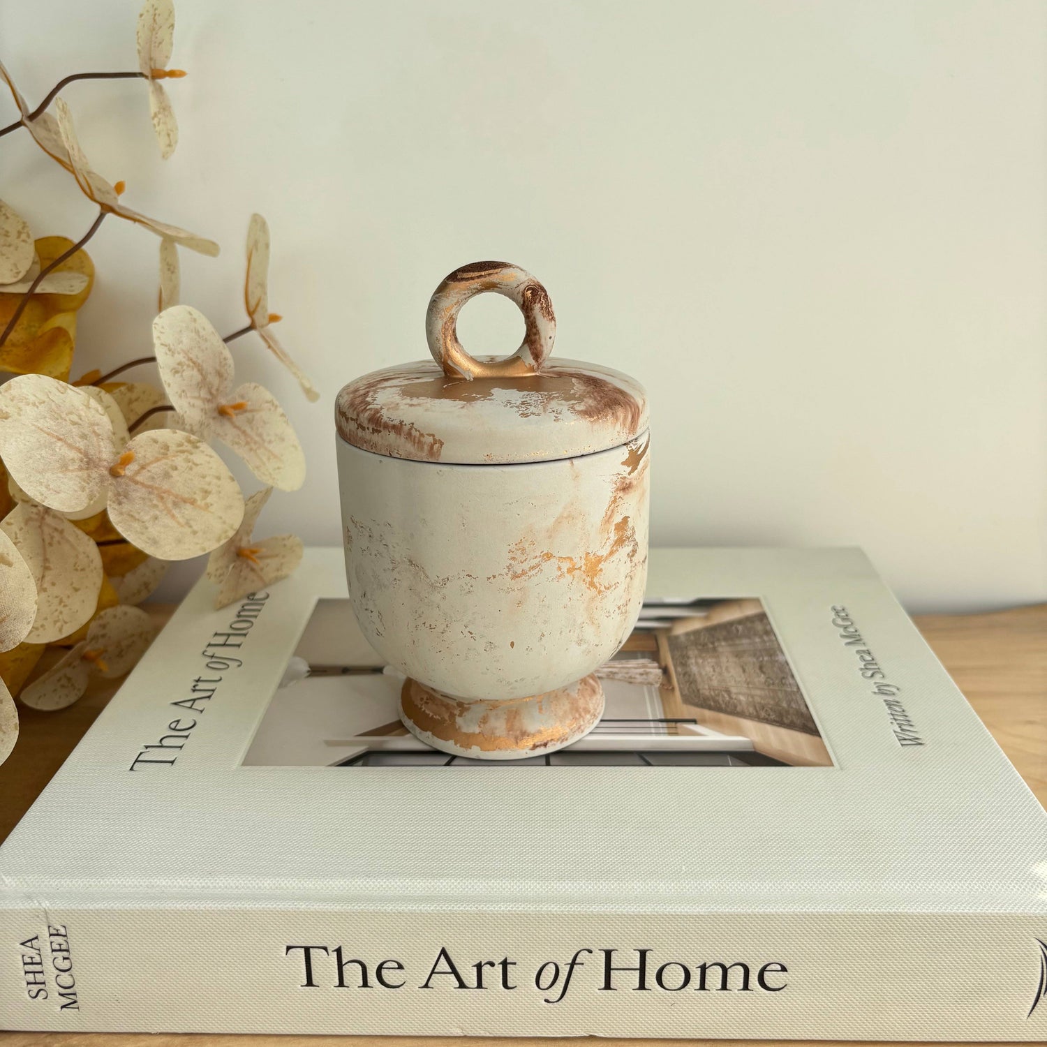 Calista Vessel | Concrete Vessel | Cotton Swab Holder