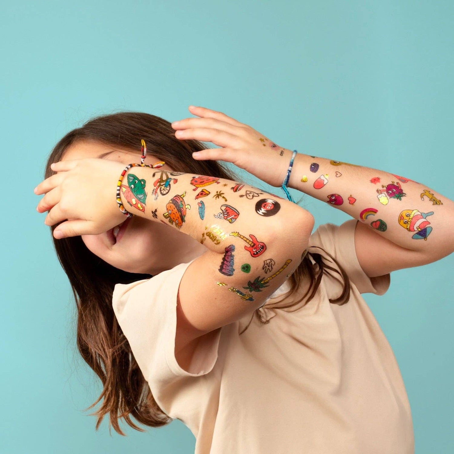 Kids temporary Tattoos - Surf &amp; skate