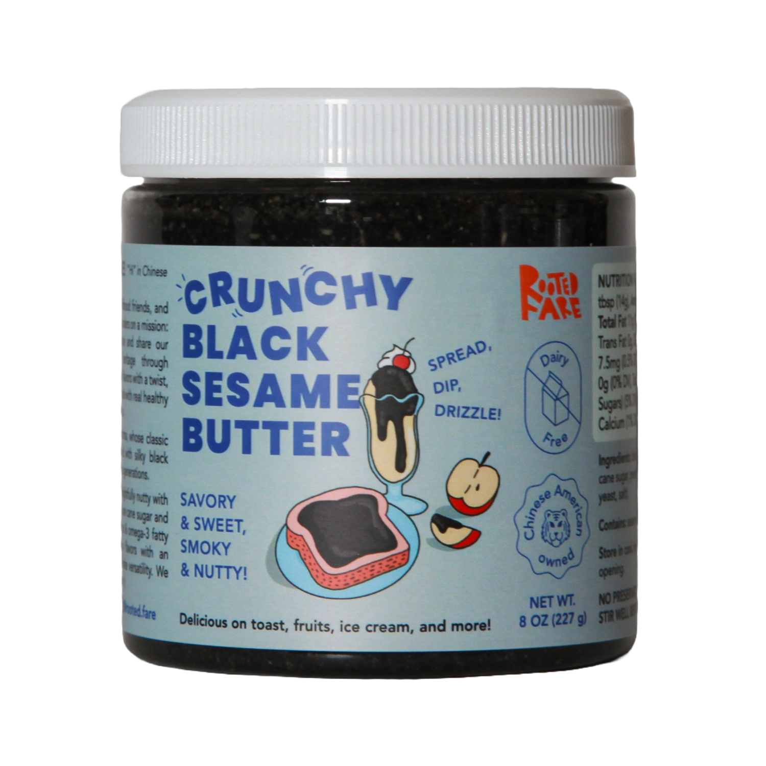 Crunchy Black Sesame Butter | 8oz