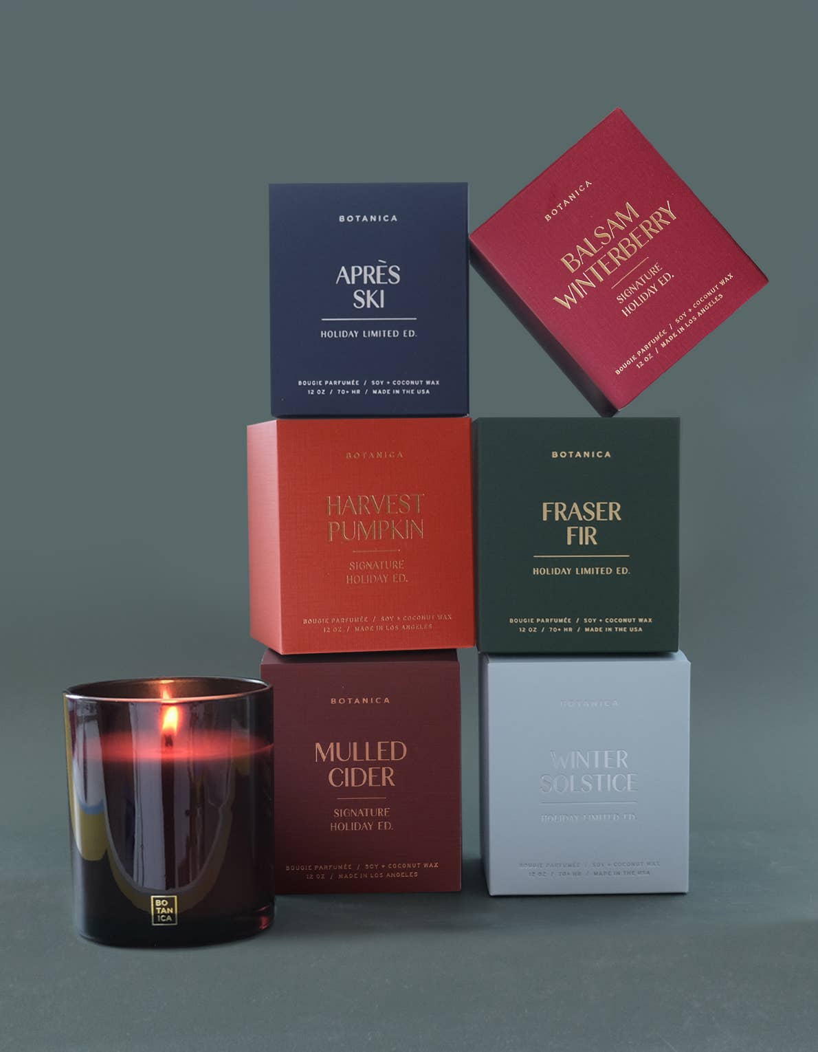 Holiday Candle: Fraser Fir, 12 oz.