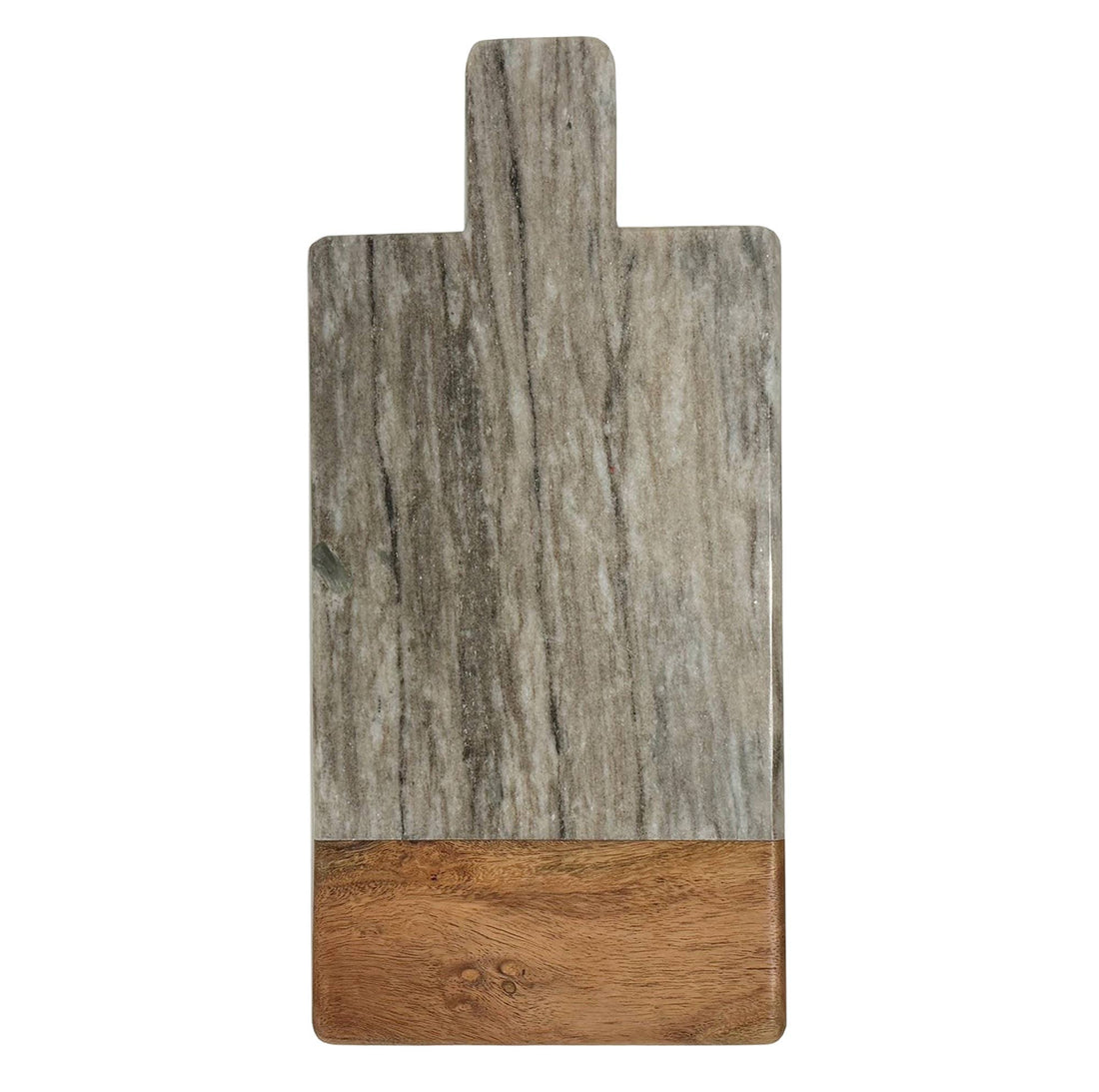 Rectangular Marble &amp; Acacia Wood Charcuterie Board
