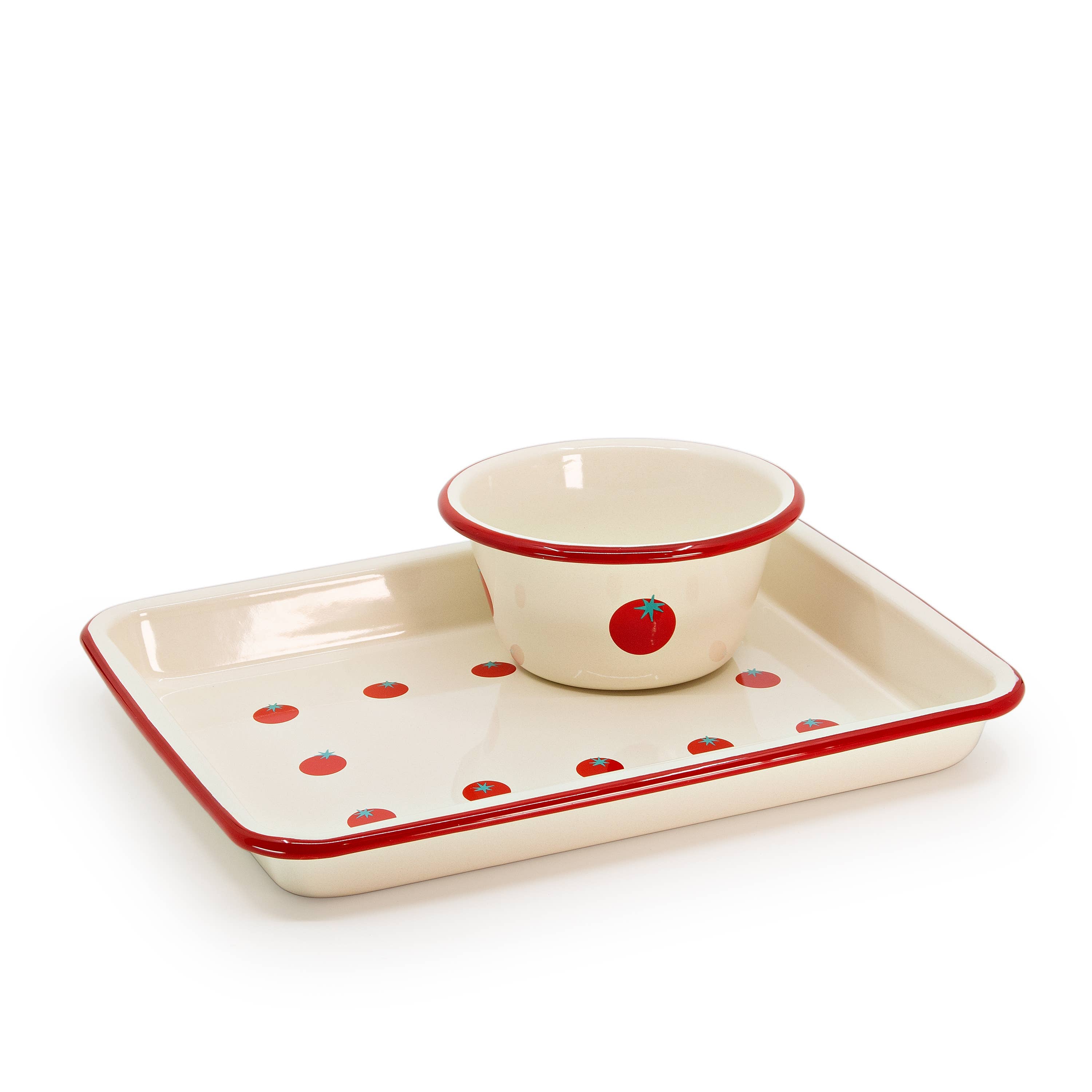 Dan Pelosi x CCH Tomato Enamelware Soup Bowl