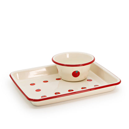 Dan Pelosi x CCH Tomato Enamelware Soup Bowl