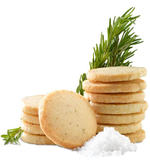 Salted Rosemary Shortbread - 3 oz