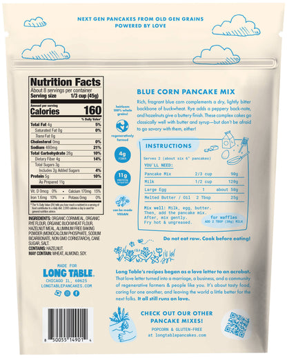 Blue Corn Pancake Mix