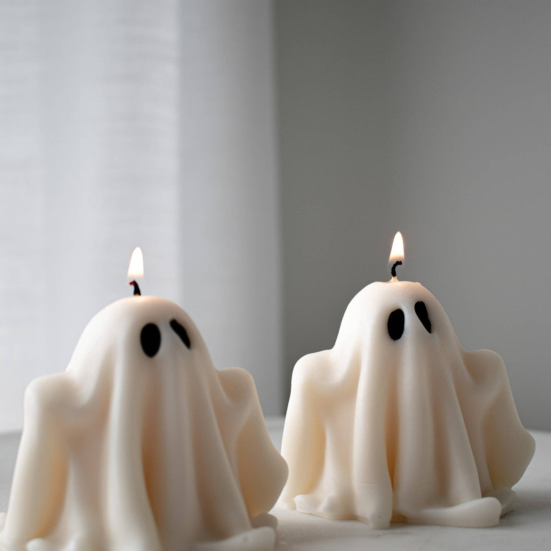 Ghost Candles, Halloween Spooky Candle, Autumn Decor