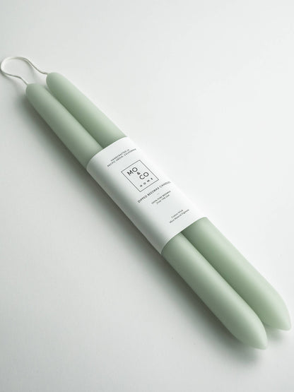 Beeswax Dipped Candles | Eucalyptus