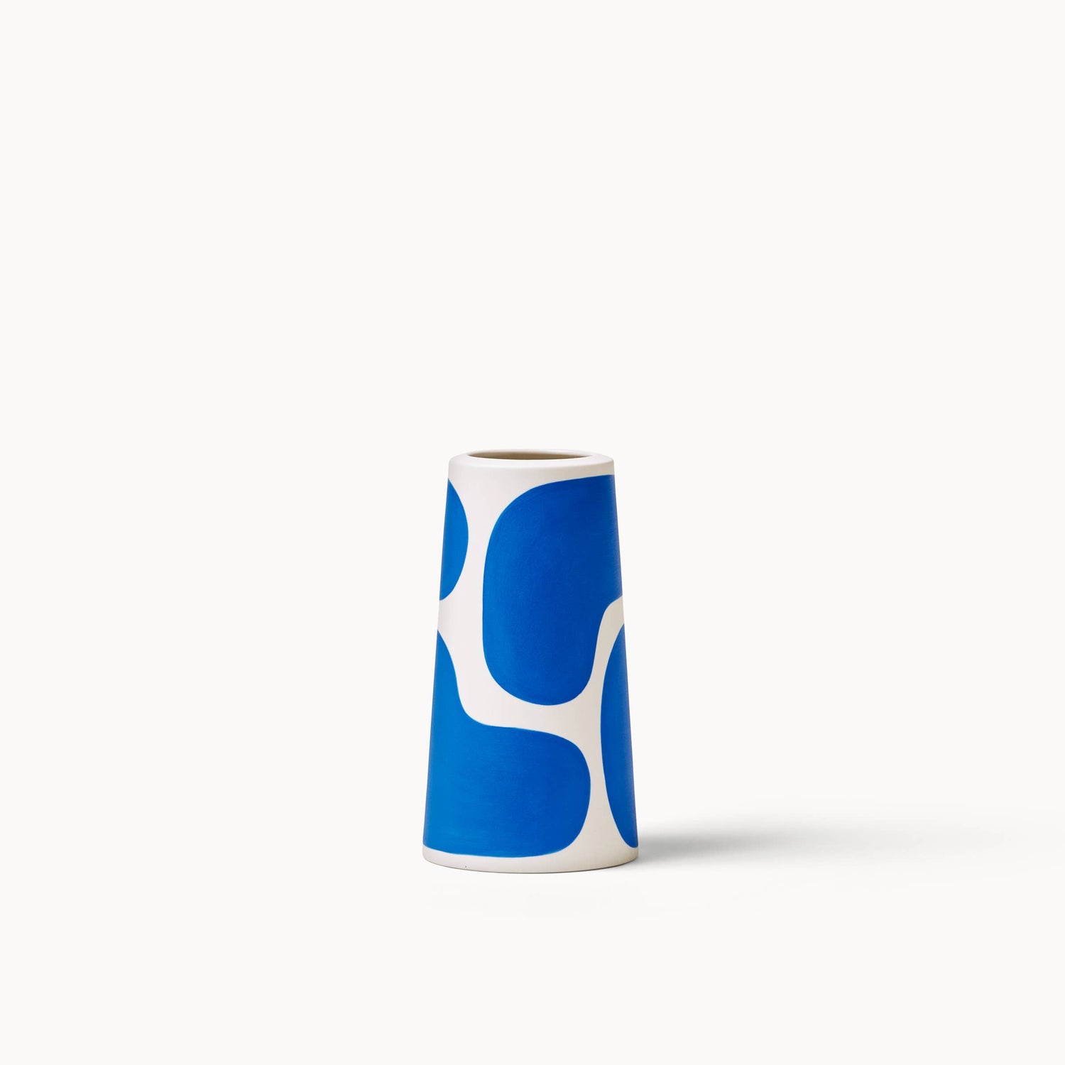 Cobalt Color Block Pillar Vases