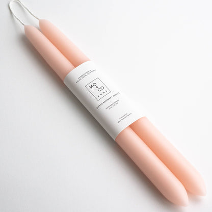 Beeswax Dipped Candles | Pink Rose