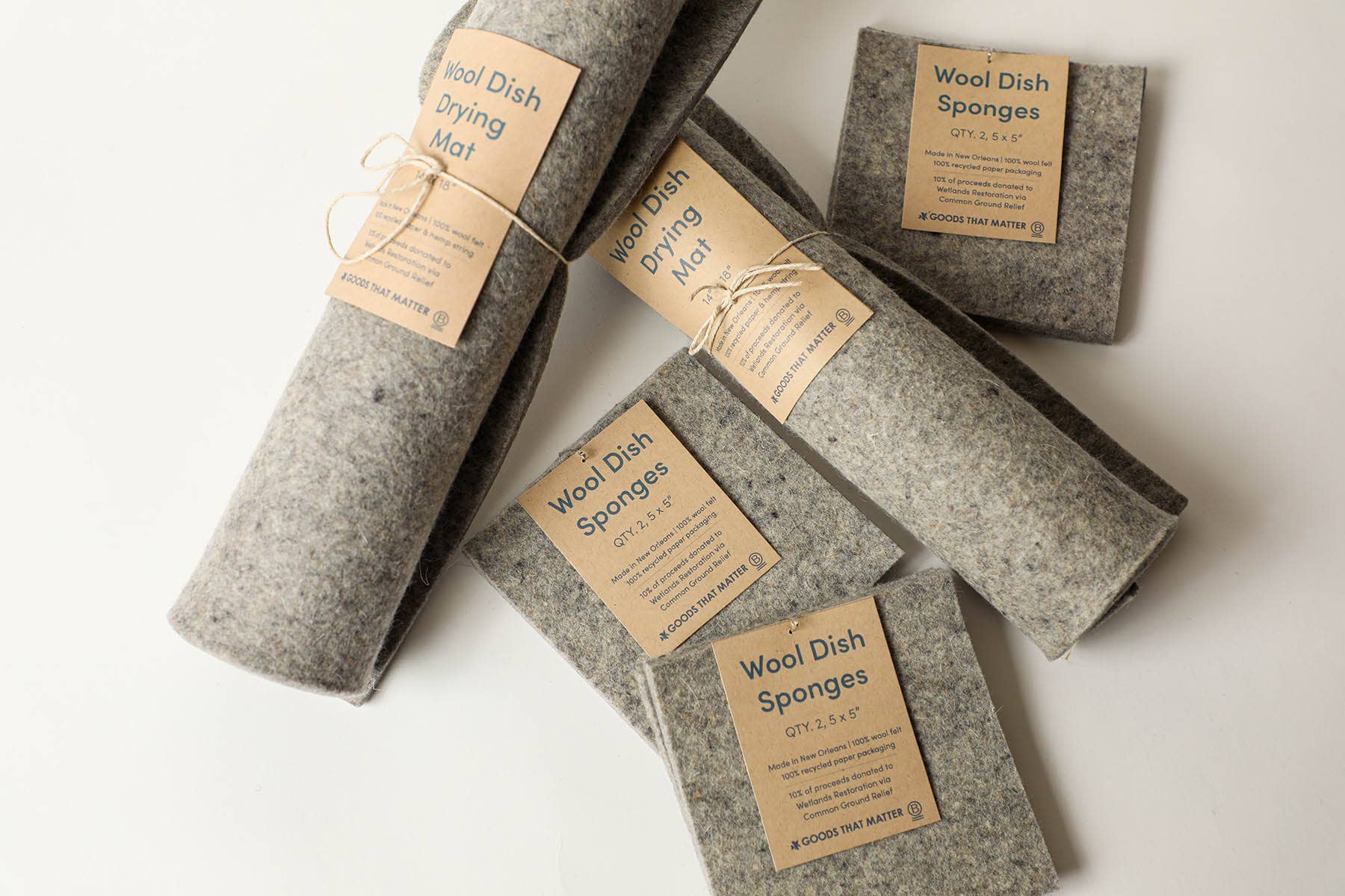 Wool Eco Dish Sponges