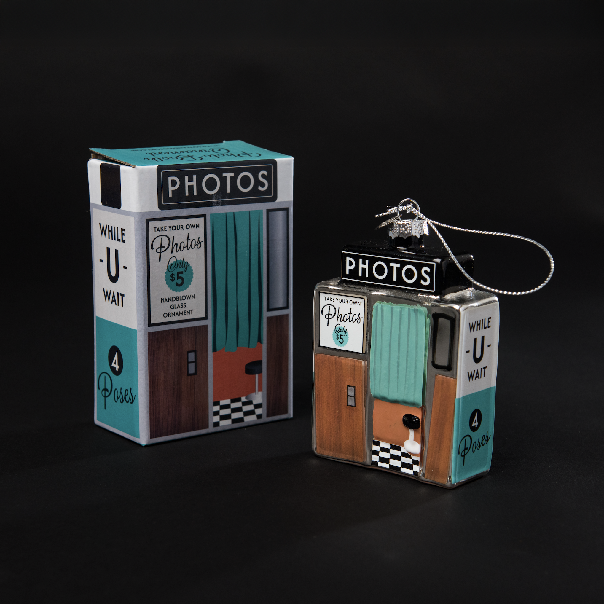 Photo Booth Holiday Ornament Christmas Decor