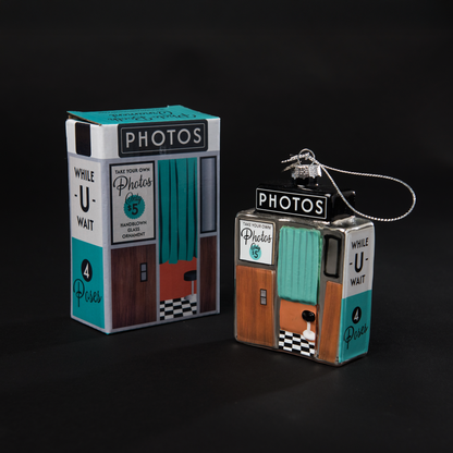 Photo Booth Holiday Ornament Christmas Decor