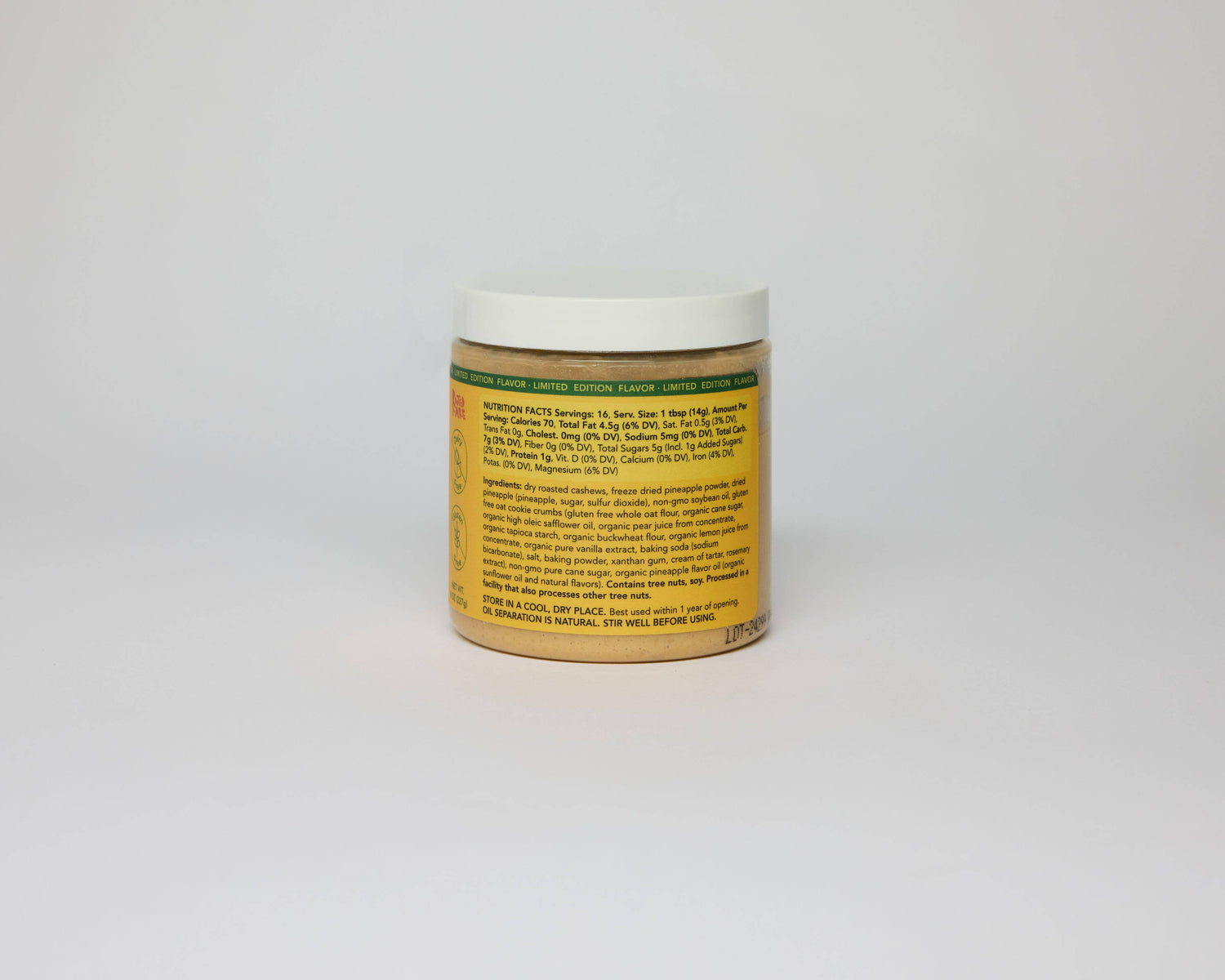 Pineapple Cake Cashew Butter