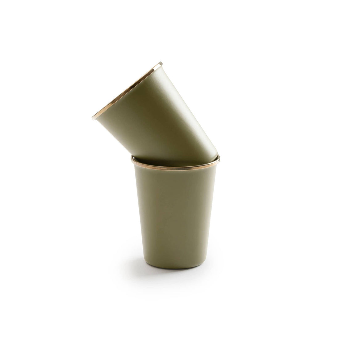 Enamel 2-Tone Tall Cup Set
