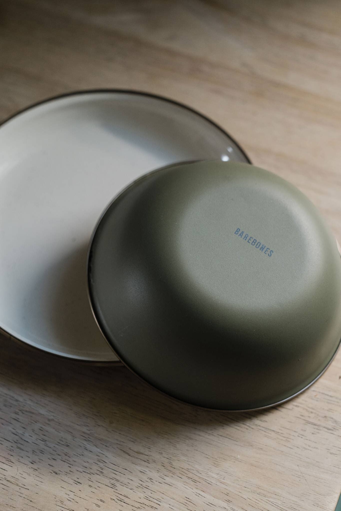 Enamel 2-Tone Bowl Set