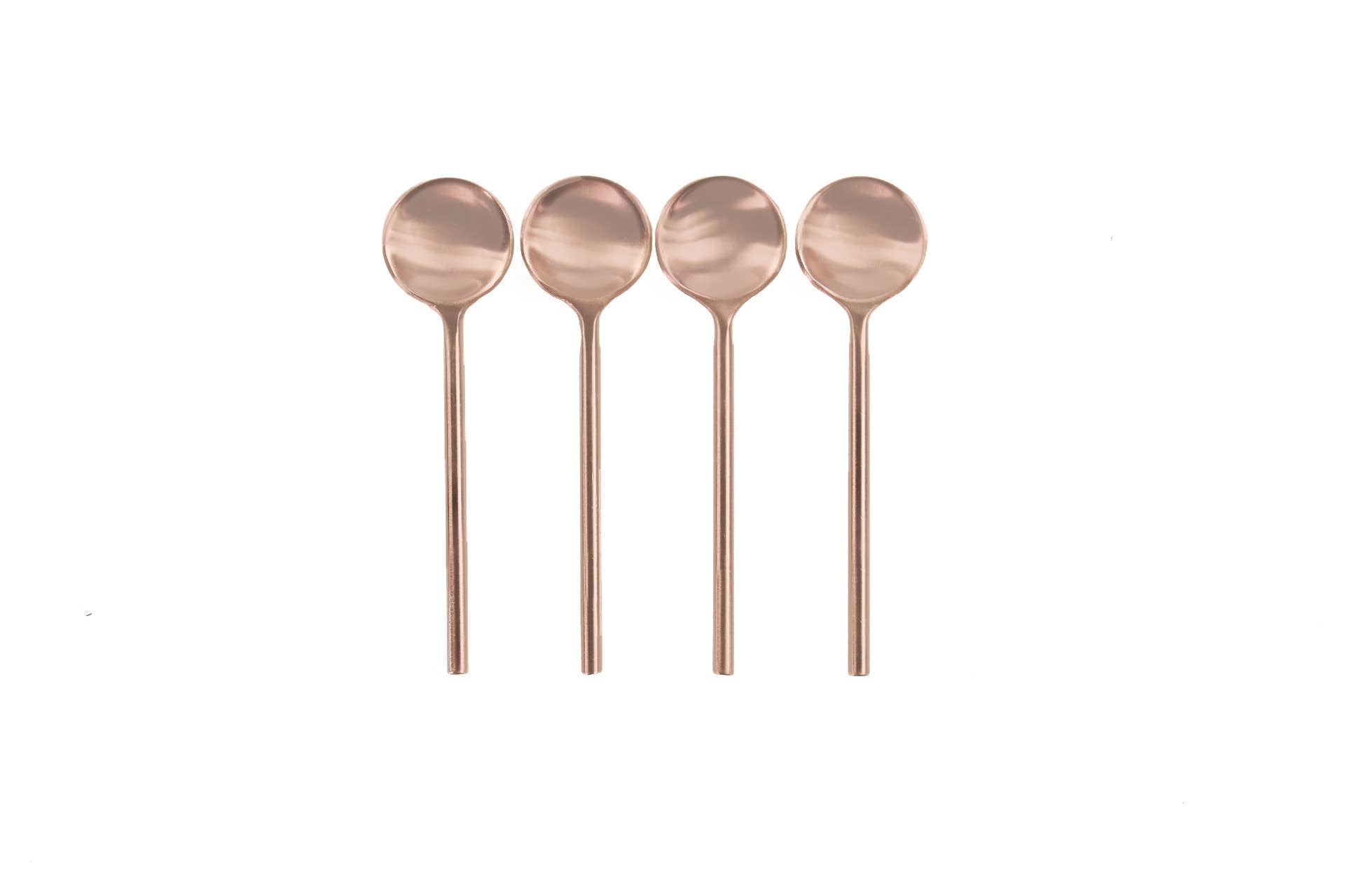 Rosé Thin Mini Spoons, Set of 4