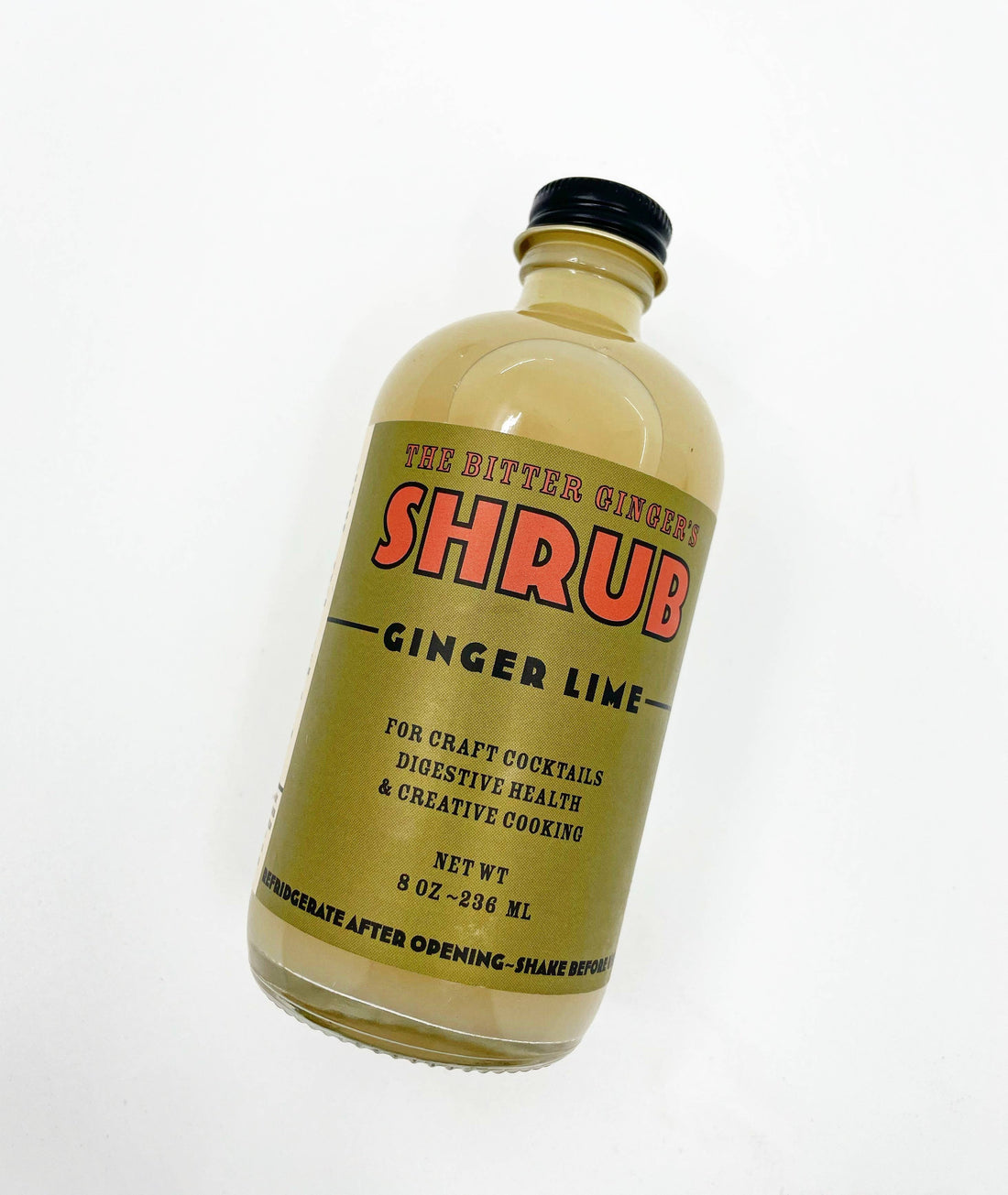 Bitter Ginger Shrub- Ginger Lime