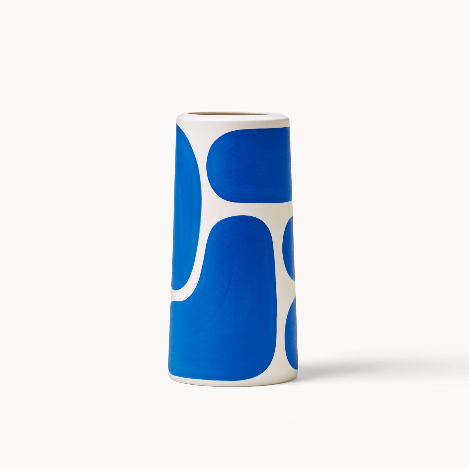 Cobalt Color Block Pillar Vases